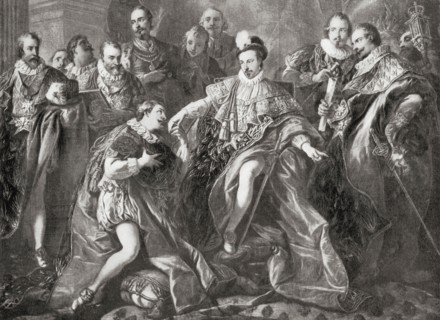 Henry III instituting The Order of the Holy Spirit