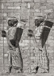 Ancient archers from a frieze at Susa