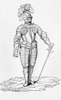 A suit of Demi-Lancer's armour from the time of Henry VII