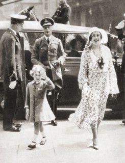 Princess Elizabeth of York seen here in 1931 aged 5