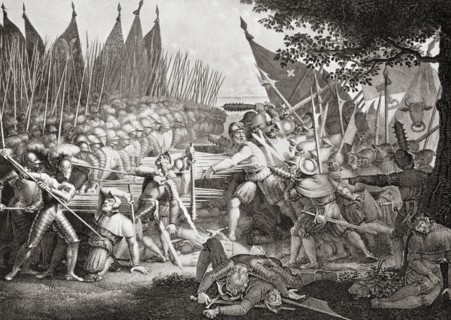 The heroic death of Arnold Winkelried