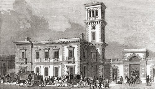 The London Bridge railway station
