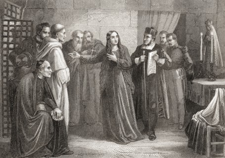 Mariana Pineda just before her execution.  Mariana de Pineda y Muñoz aka Mariana Pineda