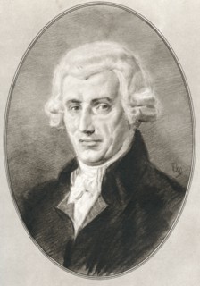 (Franz) Joseph Haydn, 1732 – 1809.  Austrian composer of the Classical period.  Illustration by