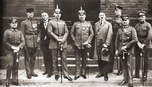 The defendants in the Munich Putsch trial aka Beer Hall Putsch of 1924