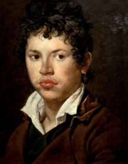 Portrait d'un jeune homme à la boucle d'oreille