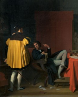 L'Arétin et l’ Envoyé de Charles Quint