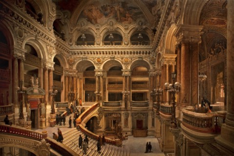 The staircase of the Opéra