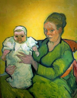 Portrait of Madame Augustine Roulin and little Marcelle
