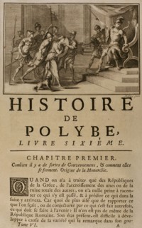 History by Polybius, Volume VI, 1730