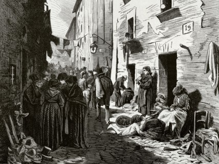 Partial view of The Jewish Ghetto (Ghetto or Jewish neighbourhood)
