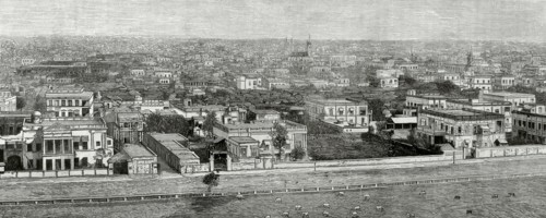 Panoramic view of the city