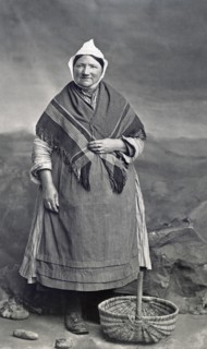 Fishwife from Aberdeen with basket
