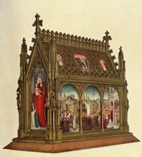 Virgin and Child, reverse of the Reliquary of Saint Ursula,,