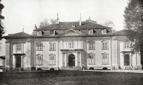 Voltaire's château at Ferney, France,,