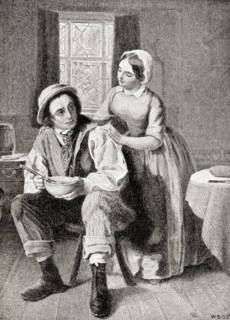 Charles Dickens as Captain Coldstream