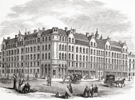 The 'Peabody' dwellings for the industrious poor in Commercial Street