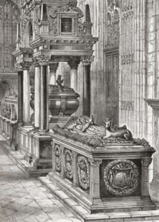 The south aisle of Henry seventh's chapel or The Henry VII Lady Chapel, Westminster Abbey,,