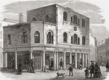 The old King's Weigh House Chapel, Little Eastcheap, London, England
