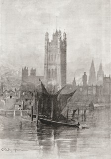 The New Palace of Westminster,London, England,