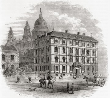 The offices of the British and Foreign Bible Society, London, England,