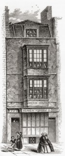 The house of John Milton in the Barbican