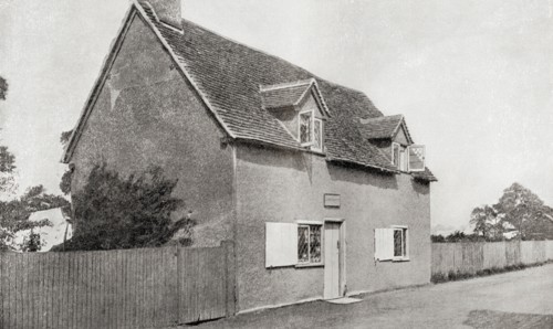 John Bunyan's house in Harrowden, Bedford, England,