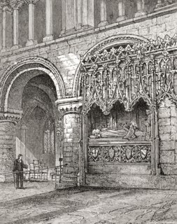 The tomb of Rahere aka Raher or Raherius