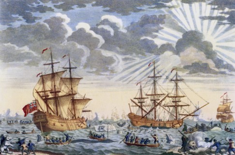 Greenland whale fishery in the 18th century