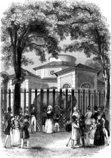 Botanic garden in paris in 1842