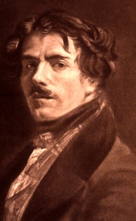 Eugène delacroix,famous french painter,1798-1863 1868