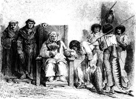 Tribes mitayas, maya indians of central america, north peru. spanish colonisation occupied mexico, guatemala, honduras in early 16th century catholic church destroy the polytheistic maya religion. 187...