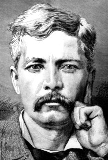 Henri morton stanley, english explorer and traveller, journalist with livingstone in africa 1876