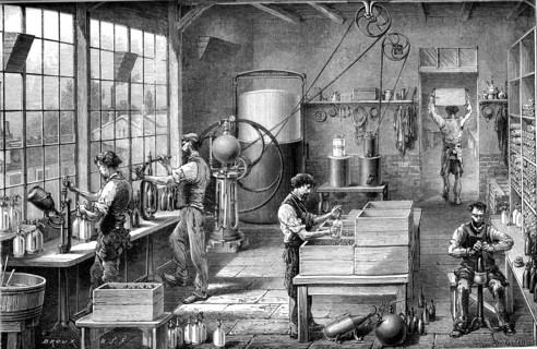 Ice industry & soda water