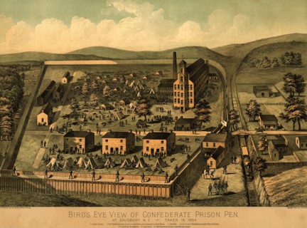 Confederate Prison Pen 1864