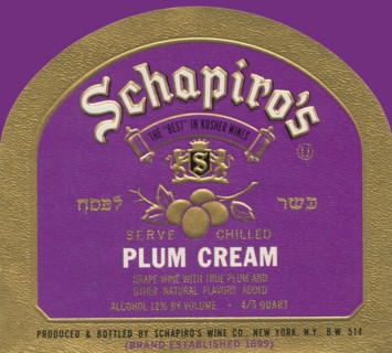 Schapiro's Plum Cream Wine