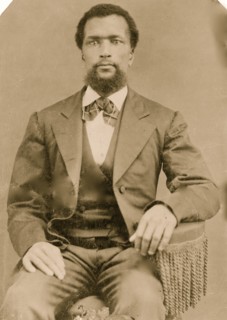 Portrait of an African American man, seated