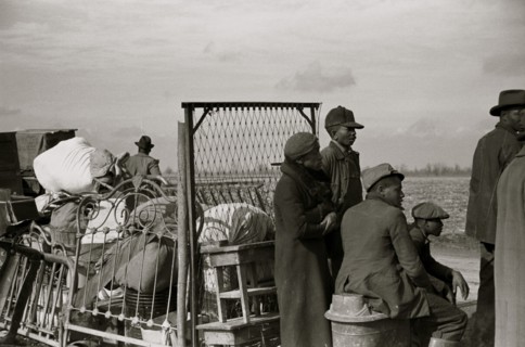 African American Evicted sharecroppers along Highway 60, New Madrid County, Missouri
