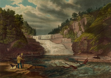View of the high falls of Trenton, West Canada Creek, N.Y.