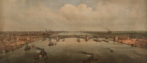 Bridge over the Mississippi at St. Louis, Missouri