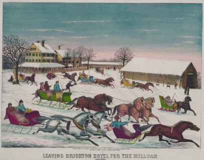 Leaving Brighton for Mill Dam in Winter