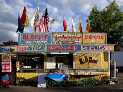 Restaurant at the Panoply Arts Festival in Huntsville, Alabama
