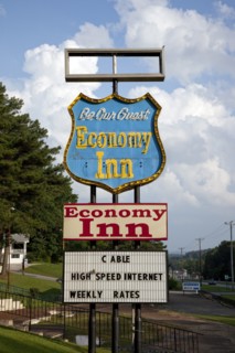 Economy Inn historic sign