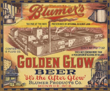 Blumer's Golden Glow Beer