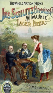 The whole nation enjoys Jos Schlitz Brewing Cos' Milwaukee lager beer