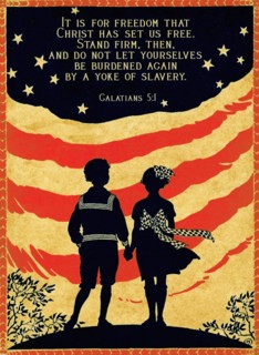 It is for freedom that Christ has set us free