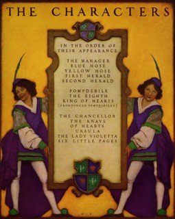 Knave of Hearts - Table of Characters