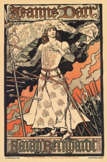 Sara Bernhardt as Joan of Arc
