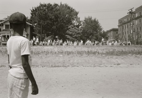 Mob marching from capitol to Central High