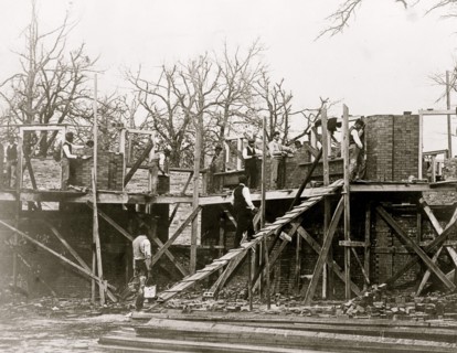Bricklaying at Claflin University, Orangeburg, S.C
